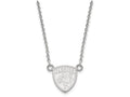 10k White Gold Nhl Logoart Florida Panthers Small Pendant Necklace