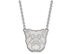 10k White Gold Logoart Butler University Large Pendant Necklace
