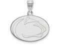 10k White Gold Logoart Penn State University Medium Pendant