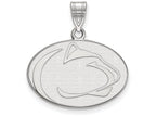 10k White Gold Logoart Penn State University Medium Pendant