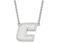 10k White Gold Logoart The U Of Tennessee At Chattanooga Large  Pendant Necklace