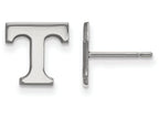 10k White Gold Logoart University Of Tennessee Extra Small Post Earrings