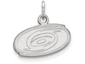 10k White Gold Nhl Logoart Carolina Hurricanes Extra Small Pendant