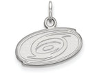 10k White Gold Nhl Logoart Carolina Hurricanes Extra Small Pendant