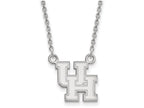 10k White Gold Logoart University Of Houston Small Pendant Necklace