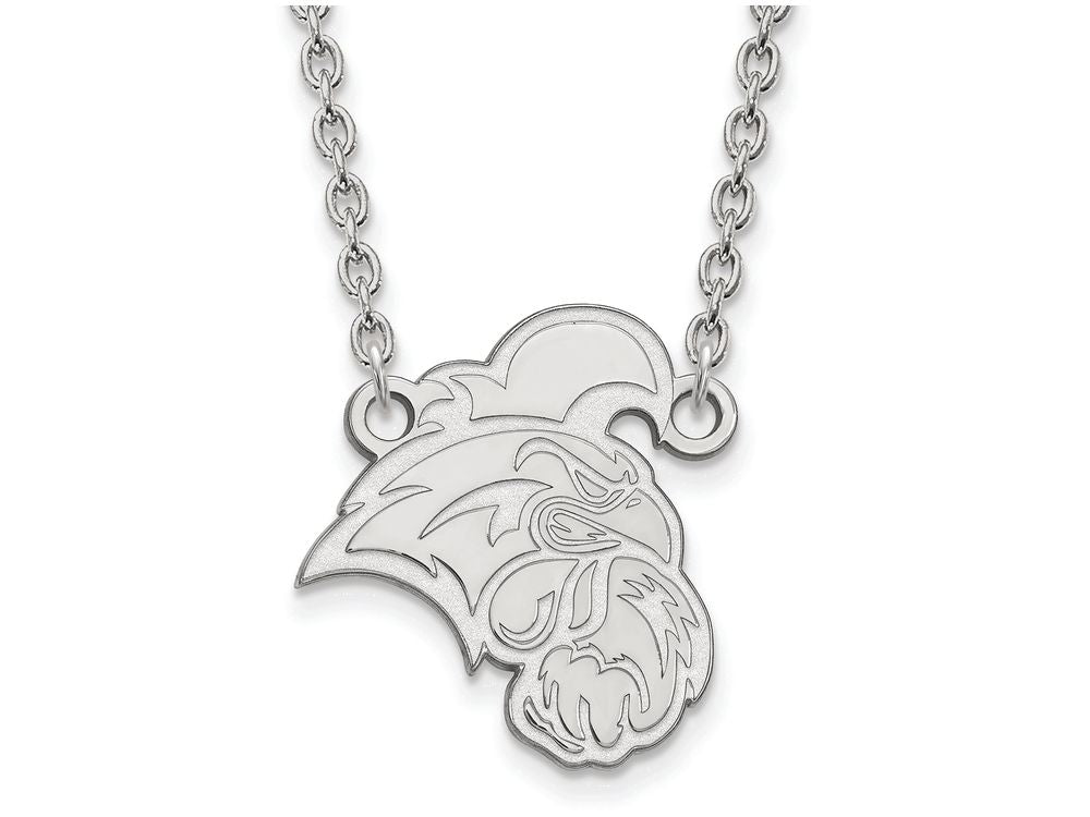 10k White Gold Logoart Coastal Carolina University Large Pendant Necklace