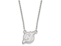 10k White Gold Nhl Logoart New Jersey Devils Small Pendant Necklace