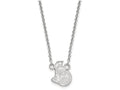 10k White Gold Nhl Logoart Ottawa Senators Small Pendant Necklace