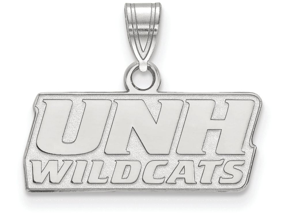 10k White Gold Logoart University Of New Hampshire Small Pendant