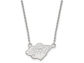 10k White Gold Nhl Logoart Minnesota Wild Small Pendant Necklace