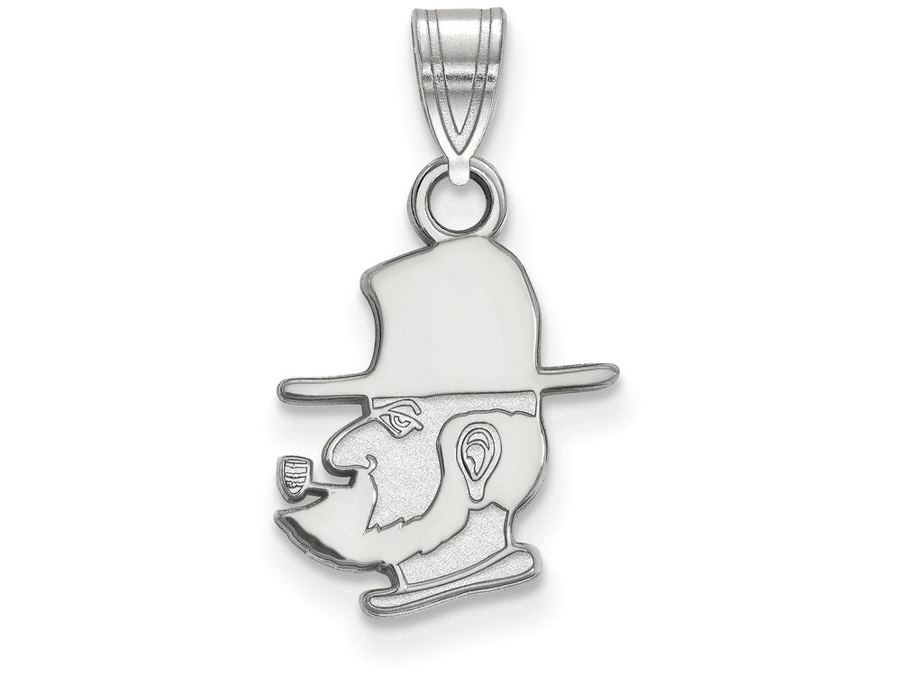 10k White Gold Logoart Appalachian State University Small Pendant