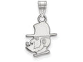 10k White Gold Logoart Appalachian State University Small Pendant