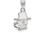 10k White Gold Logoart Appalachian State University Small Pendant