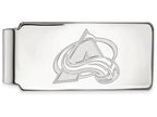 10k White Gold Nhl Logoart Colorado Avalanche Money Clip