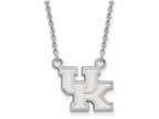10k White Gold Logoart University Of Kentucky Small Pendant Necklace