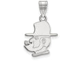 10k White Gold Logoart Appalachian State University Medium Pendant