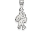 10k White Gold Logoart Iowa State University Medium Pendant