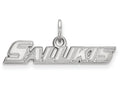 10k White Gold Logoart Southern Illinois University Extra Small Pendant