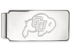 10k White Gold Logoart University Of Colorado Money Clip
