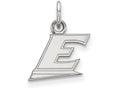 10k White Gold Logoart Eastern Kentucky University Extra Small Pendant