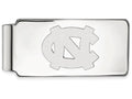 10k White Gold Logoart University Of North Carolina Money Clip