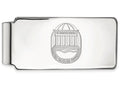 10k White Gold Logoart Coastal Carolina University Money Clip Crest