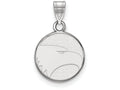 10k White Gold Logoart Georgia Southern University Small Pendant