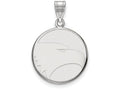 10k White Gold Logoart Georgia Southern University Large Pendant