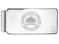 10k White Gold Logoart Southern Illinois University Money Clip Crest
