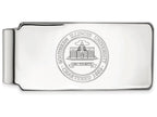 10k White Gold Logoart Southern Illinois University Money Clip Crest