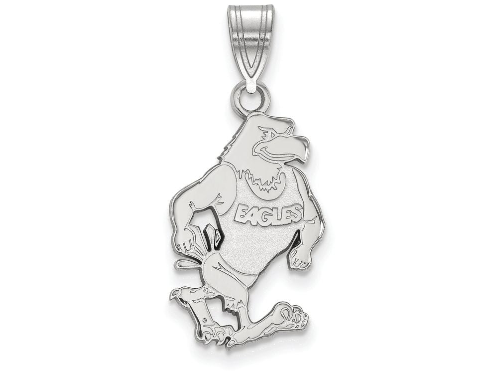10k White Gold Logoart Georgia Southern University Large Pendant