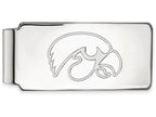 10k White Gold Logoart University Of Iowa Money Clip