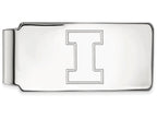 10k White Gold Logoart University Of Illinois Money Clip