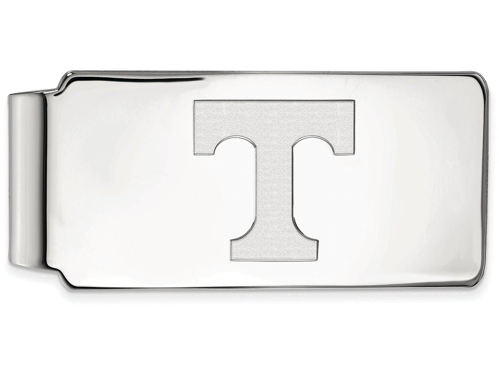10k White Gold Logoart University Of Tennessee Money Clip