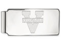 10k White Gold Logoart University Of Virginia Money Clip
