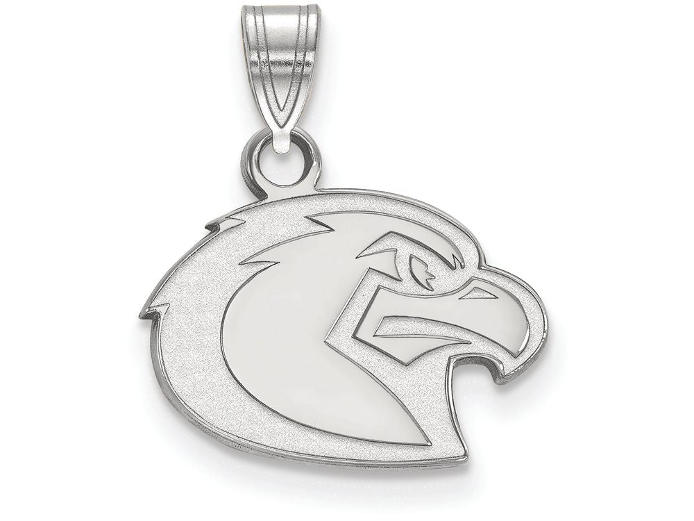 10k White Gold Logoart Marquette University Small Pendant