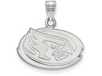 10k White Gold Logoart Iowa State University Small Pendant