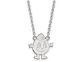 10k White Gold Logoart Syracuse University Large Pendant Necklace
