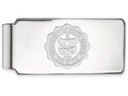 10k White Gold Logoart University Of North Dakota Money Clip Crest