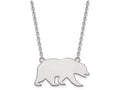 10k White Gold Logoart University Of California Berkeley Large Pendant Necklace