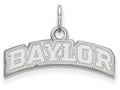 10k White Gold Logoart Baylor University Extra Small Pendant