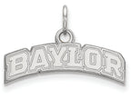 10k White Gold Logoart Baylor University Extra Small Pendant