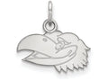 10k White Gold Logoart University Of Kansas Extra Small Pendant