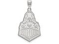 10k White Gold Logoart Purdue Extra Large  Pendant