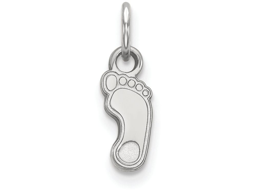 10k White Gold Logoart University Of North Carolina Extra Small Pendant