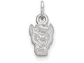 10k White Gold Logoart North Carolina State University Extra Small Pendant