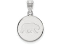 10k White Gold Logoart University Of California Berkeley Medium Disc Pendant