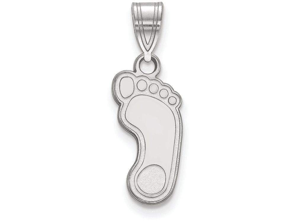 10k White Gold Logoart University Of North Carolina Medium Pendant
