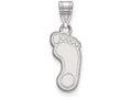 10k White Gold Logoart University Of North Carolina Medium Pendant