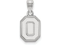 10k White Gold Logoart Ohio State University Small Pendant